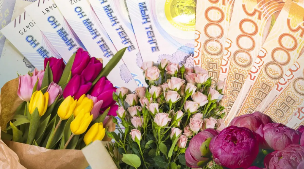 Сколько стоят тюльпаны и розы в Казахстане