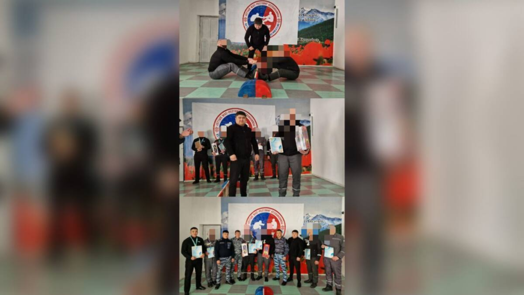 Осужденные состязались в мас-рестлинге в карагандинской колонии