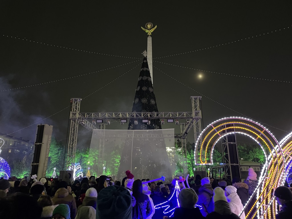 В Караганде перекроют участок проспекта Бухар жырау в день церемонии зажжения главной ёлки