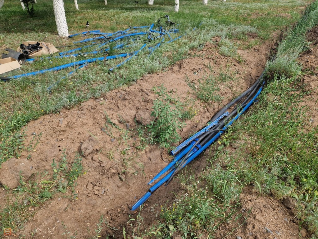 В скверах Караганды ремонтируют системы автополива