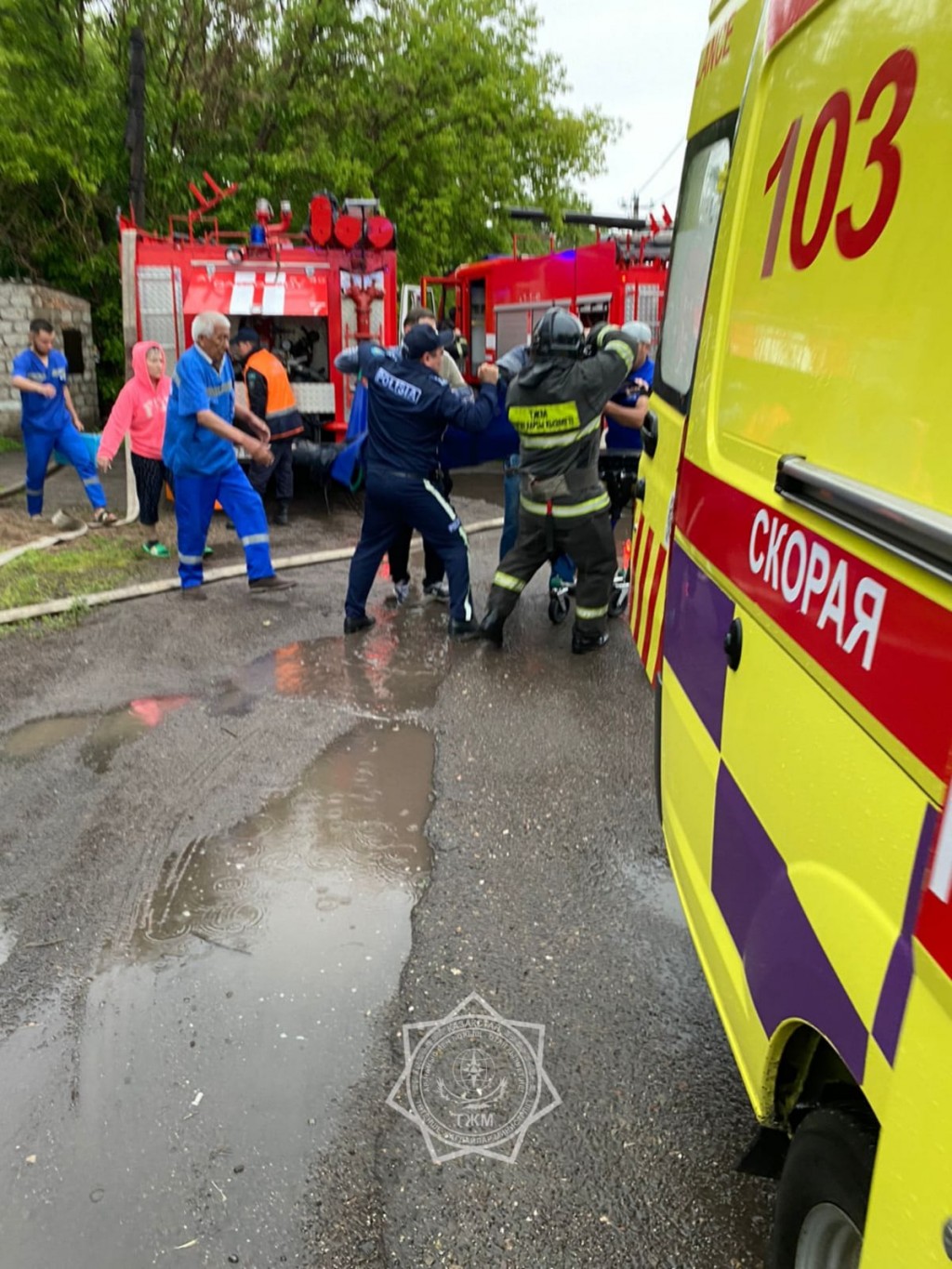 Мужчина погиб в результате пожара в Караганде