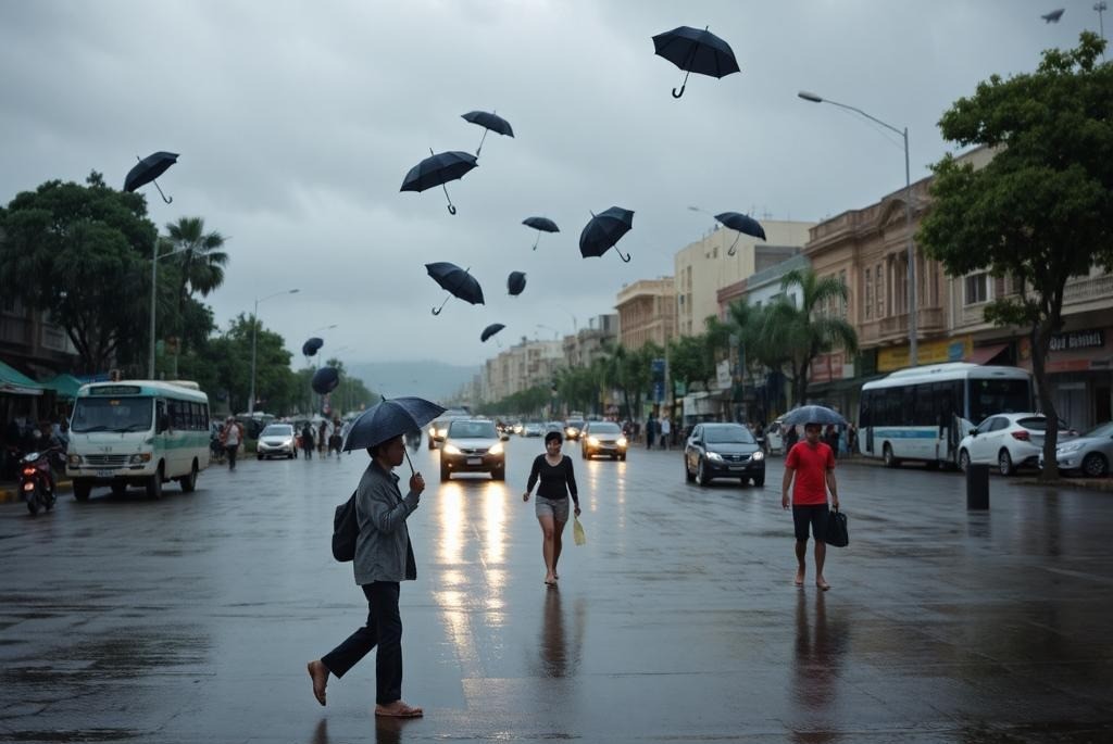 Жителей Карагандинской области просят быть осторожнее: действует штормовое предупреждение