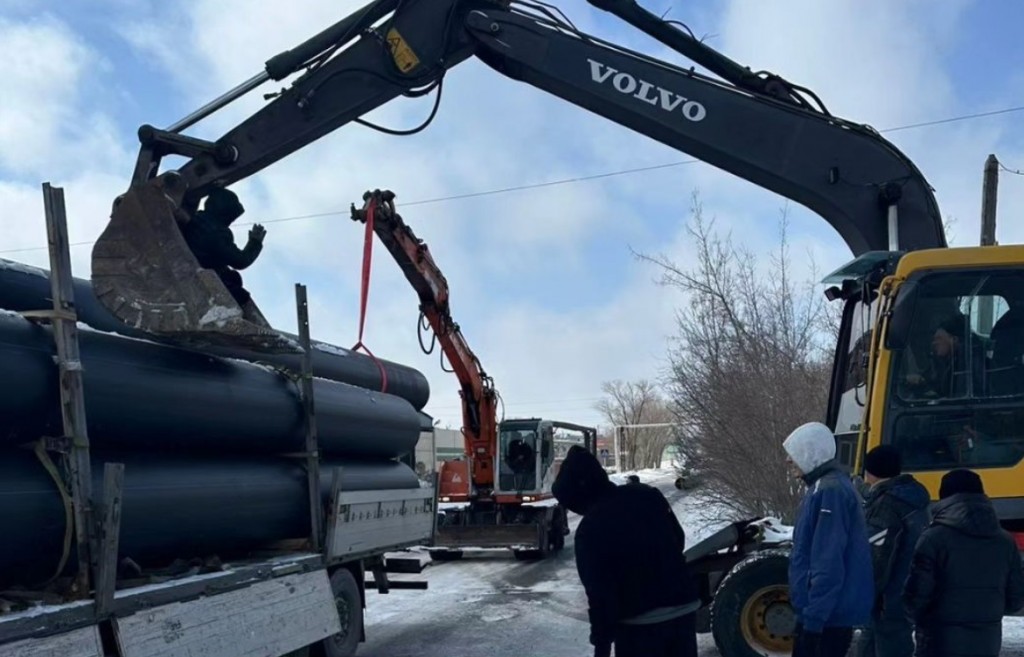 В Караганде строят новый водовод