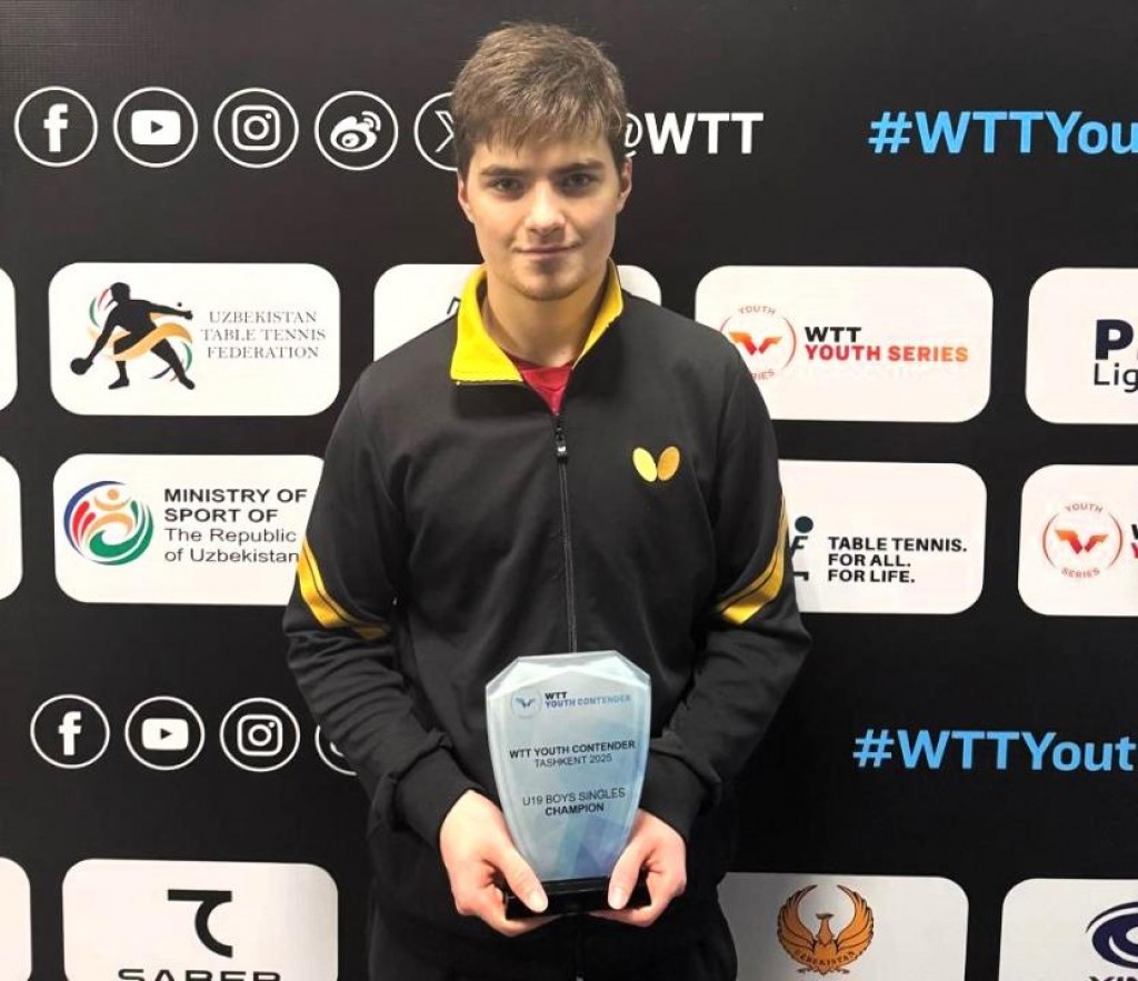 Карагандинский теннисист Алан Курмангалиев победил на международном турнире в Узбекистане