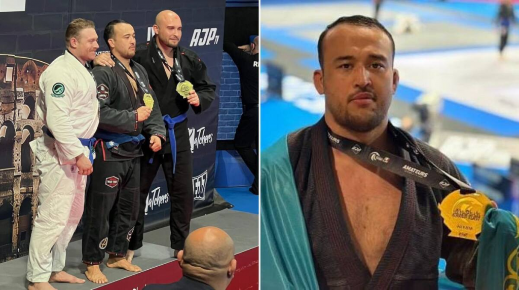 Полицейский из Темиртау взял «золото» на международном турнире по джиу-джитсу в Италии