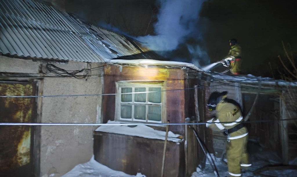 34 пожара случилось в Карагандинской области за новогодние праздники