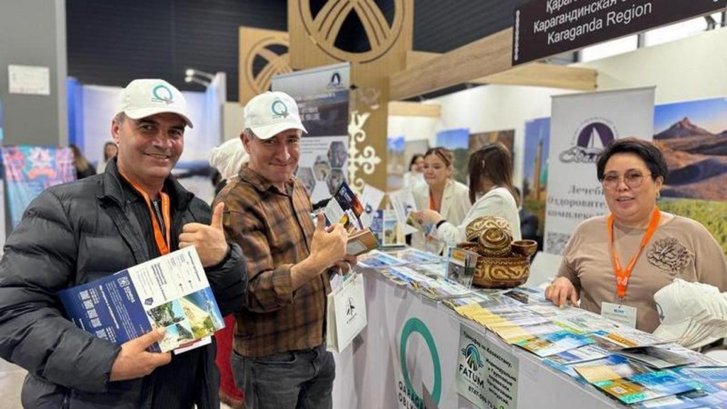 «Туризм и путешествия»: Карагандинская область участвует в Международной выставке KITF в Алматы