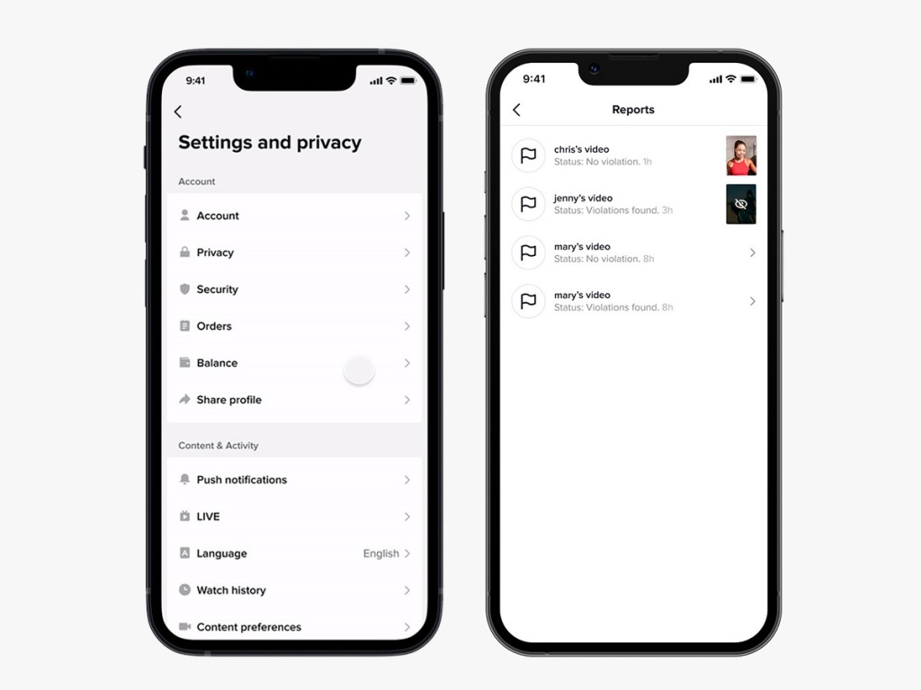 TikTok запускает обновленную систему мониторинга аккаунтов пользователей