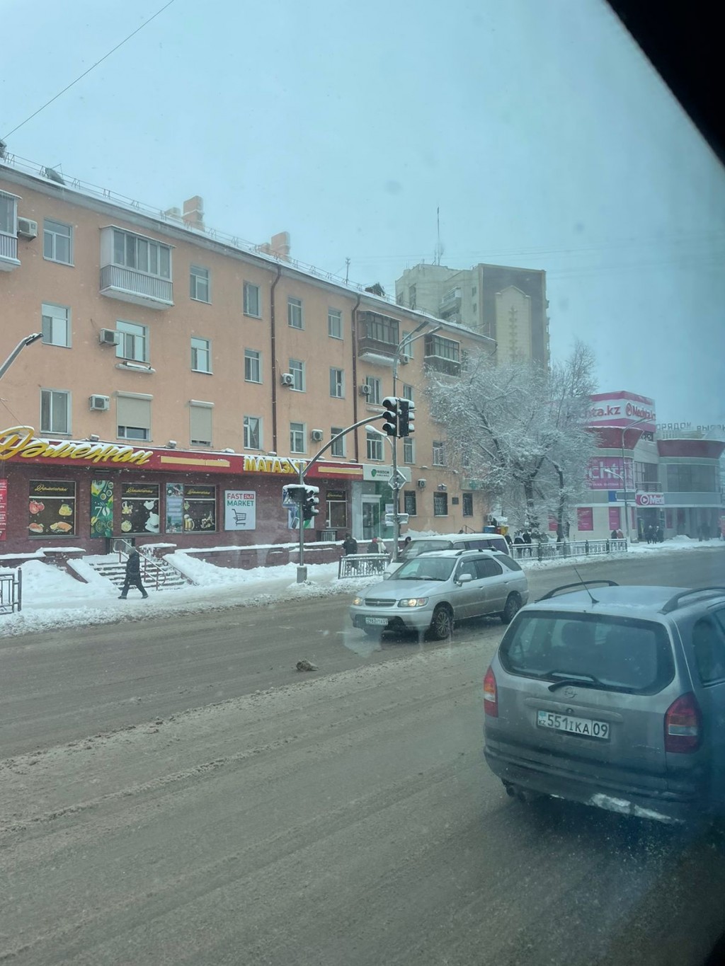 В центре Караганды не работают несколько светофоров