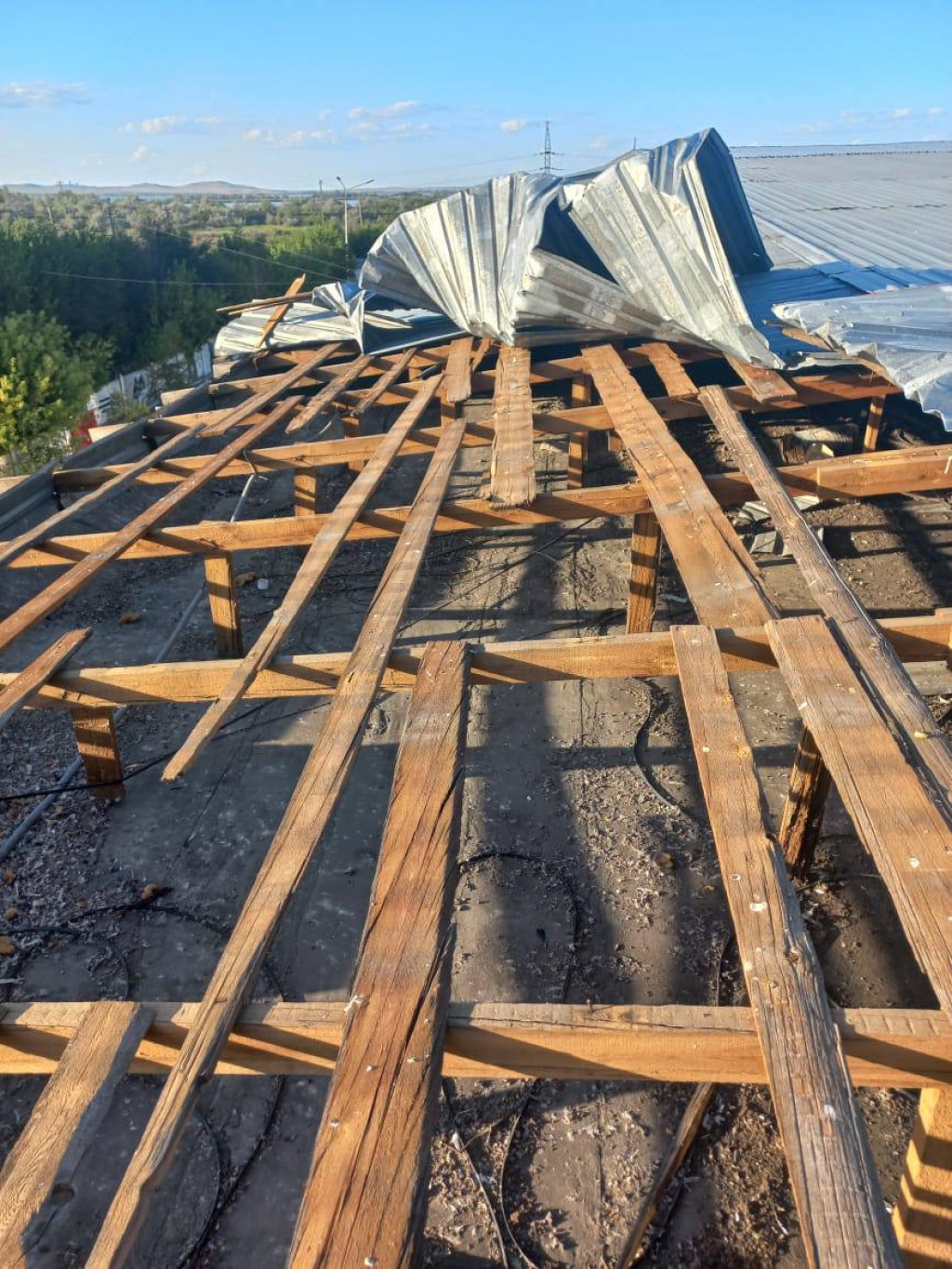 В Темиртау из-за июльского урагана объявили ЧС природного характера местного масштаба