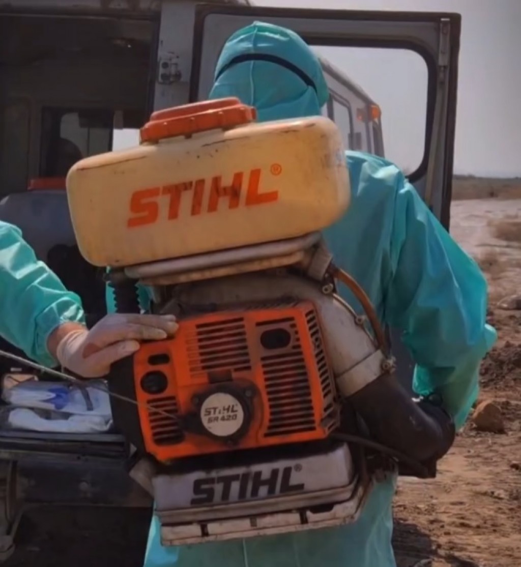 Работы по дезинсекции начались в районе Караганды