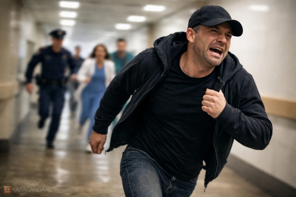 В Темиртау подозреваемый в грабеже сбежал от полиции