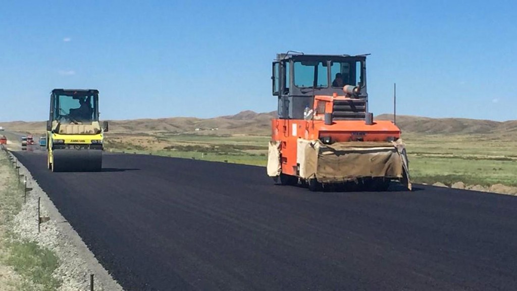 На 1, 2 миллиарда тенге оштрафовали дорожную компанию, строящую трассу Караганда - Балхаш