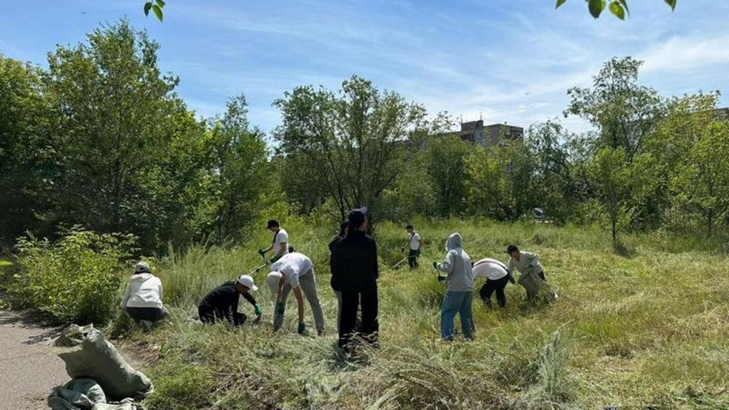 «Таза Қазақстан»: Карагандинская область наводит порядок после зимы