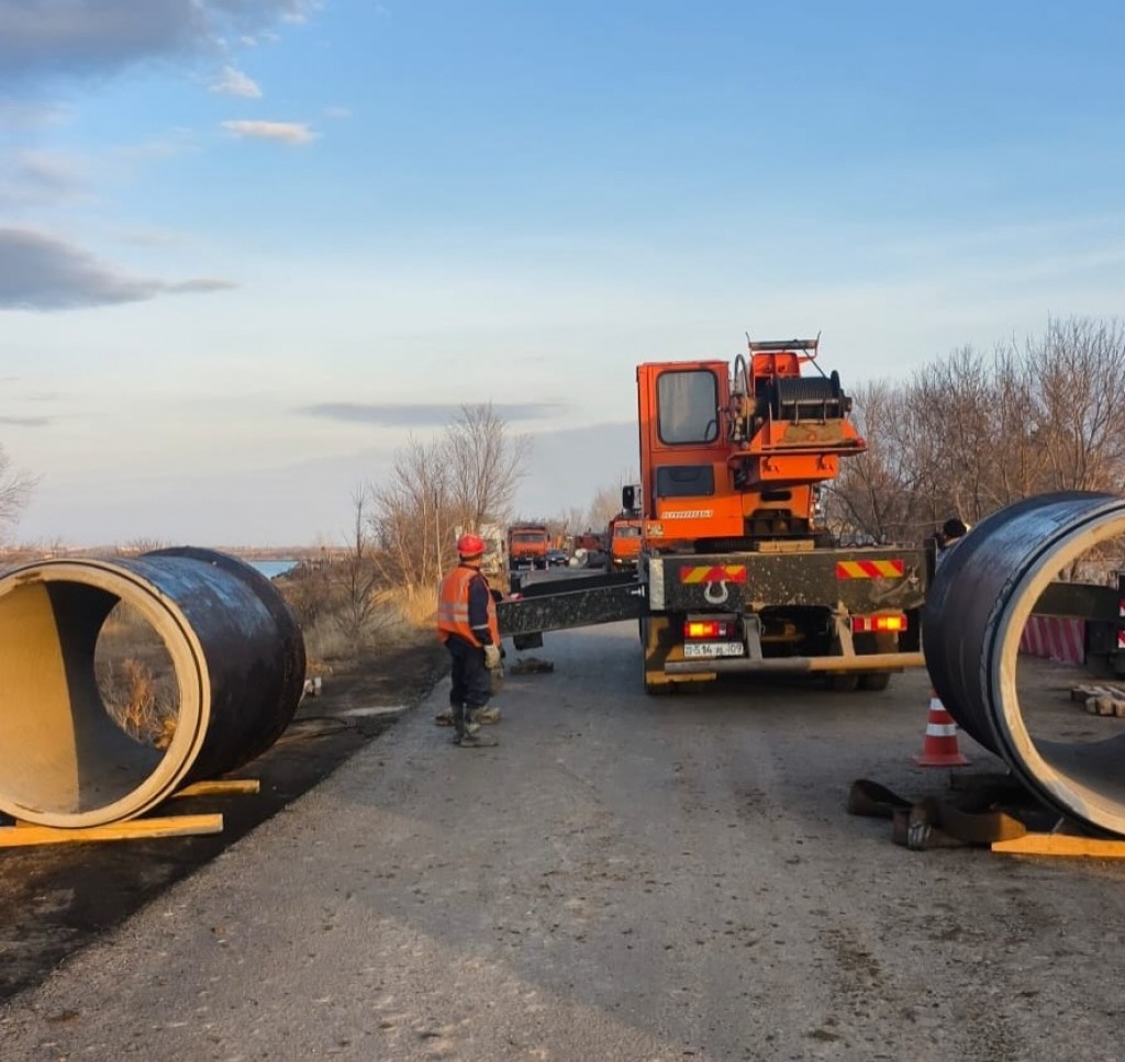 В Караганде возможны перекрытия дороги возле Фёдоровского водохранилища