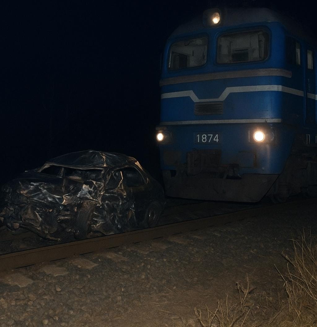 В Карагандинской области поезд протаранил автомобиль: три человека погибли