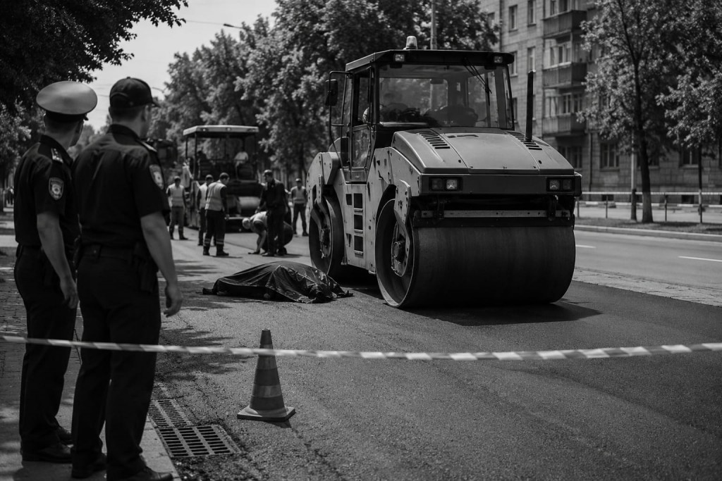 Гибель дорожного рабочего в Караганде расследуют полиция и инспекция труда