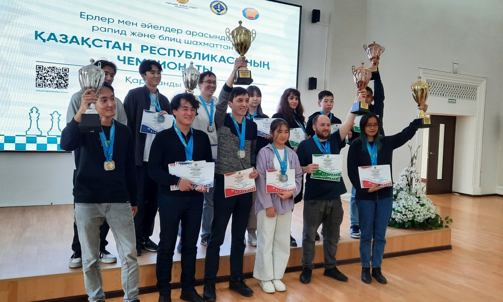 Итоги чемпионата по скоростным шахматам подвели в Караганде
