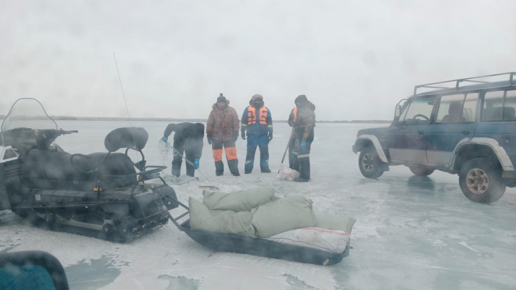 На озере Балхаш изъяли около шести километров браконьерских сетей