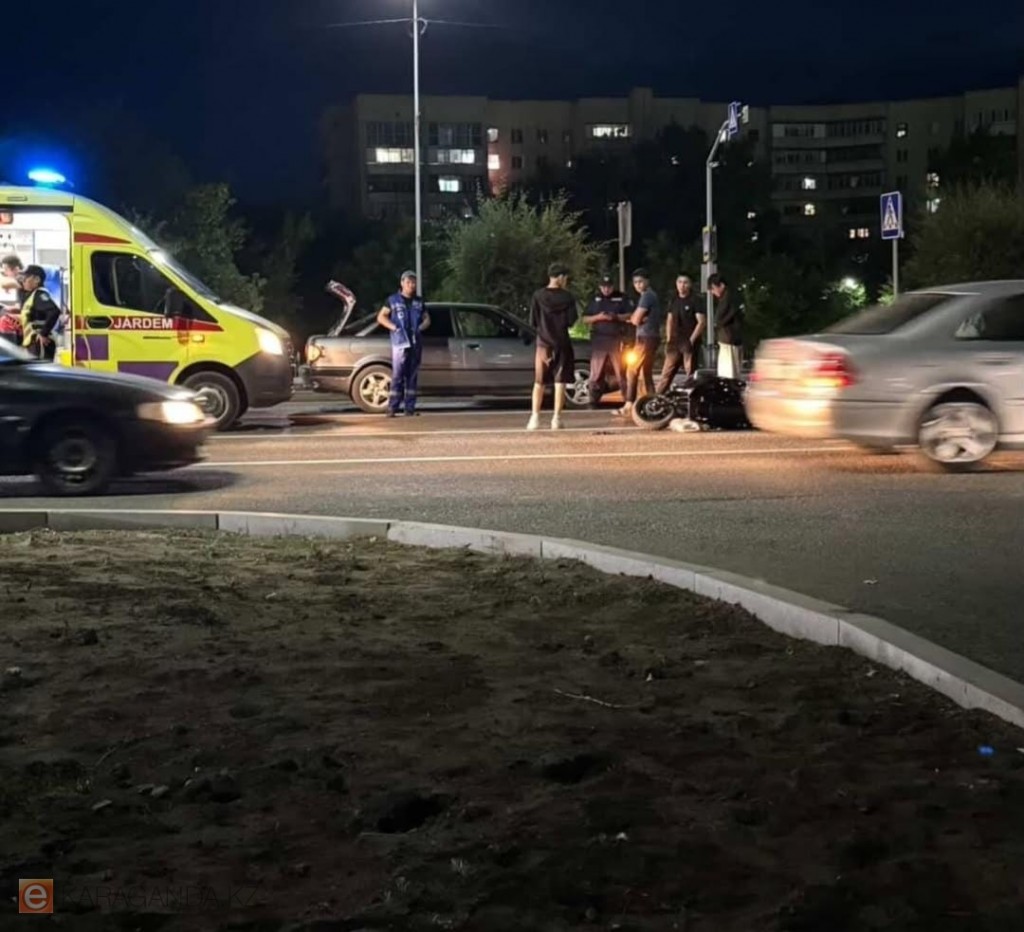 В Караганде за сутки зарегистрированы два ДТП с пострадавшими