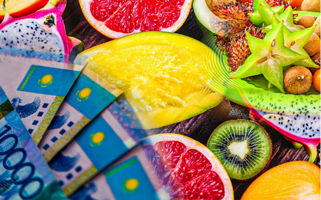 Сколько стоят экзотические фрукты в Казахстане