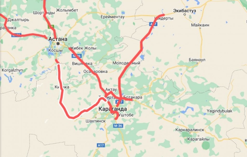 Какие дороги в Карагандинской области остаются закрытыми из-за метели