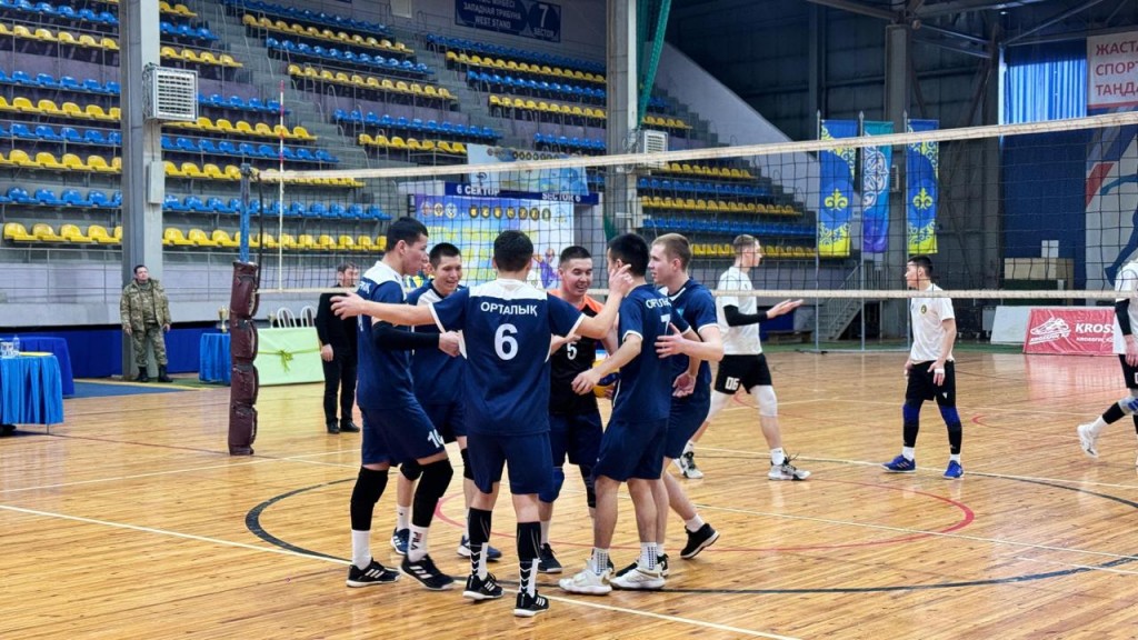 Чемпионат Национальной гвардии по волейболу прошел в Караганде