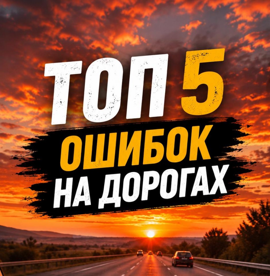 «Просто о дорогах»: ТОП-5 ошибок автомобилистов