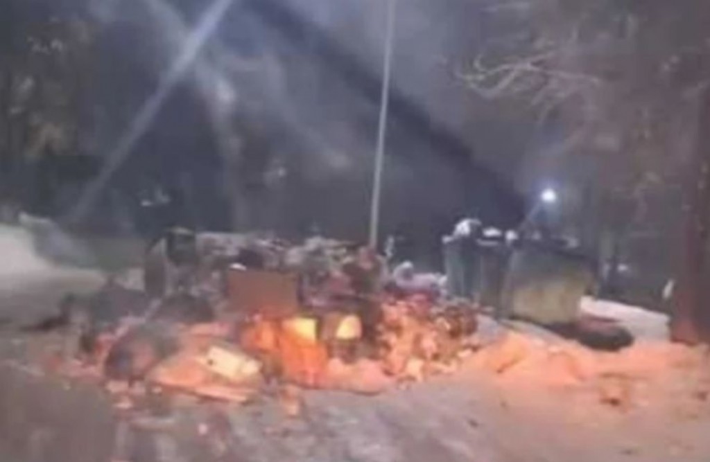 В Караганде чуть было не загорелся мусоровоз