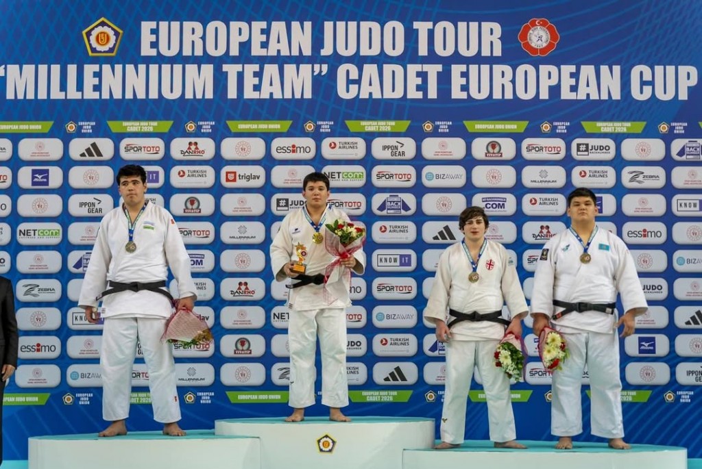 Карагандинские дзюдоисты завоевали золото на Кубке Европы среди кадетов