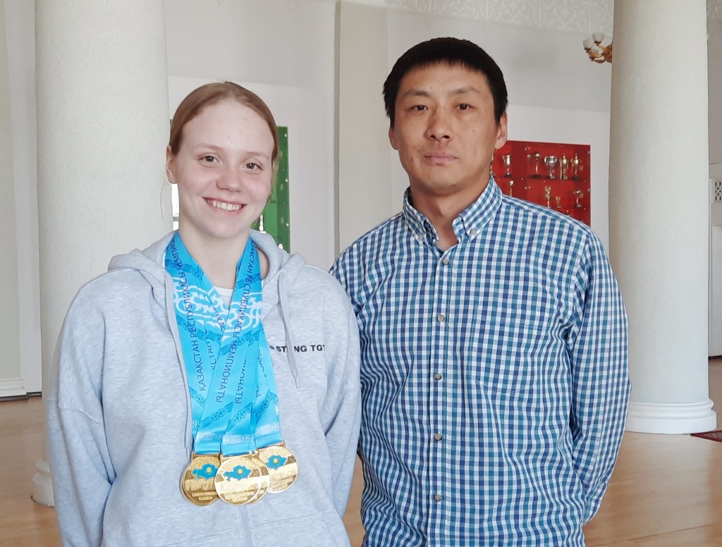 Ксения Игнатова рассказала о своем участии в чемпионате Казахстана по плаванию