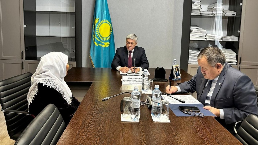 Ермаганбет Булекпаев в этом году провёл 28 личных приёмов жителей области