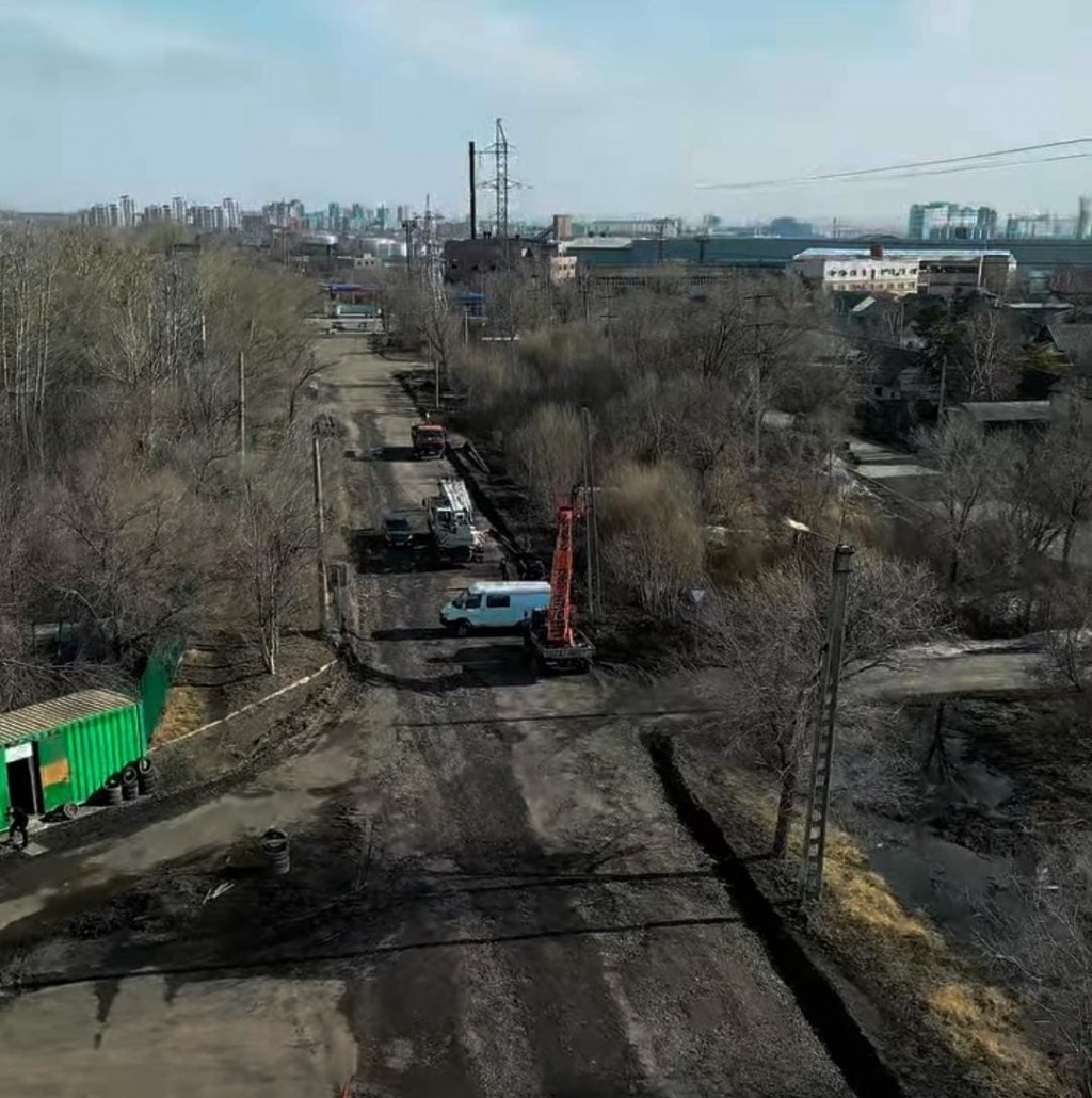 В Караганде продолжили капитальный ремонт дороги улицы Пригородная