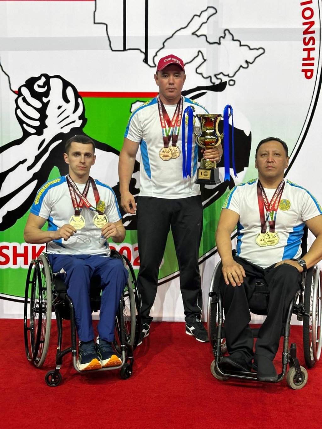 Карагандинские спортсмены завоевали шесть медалей на чемпионате Азии по армрестлингу