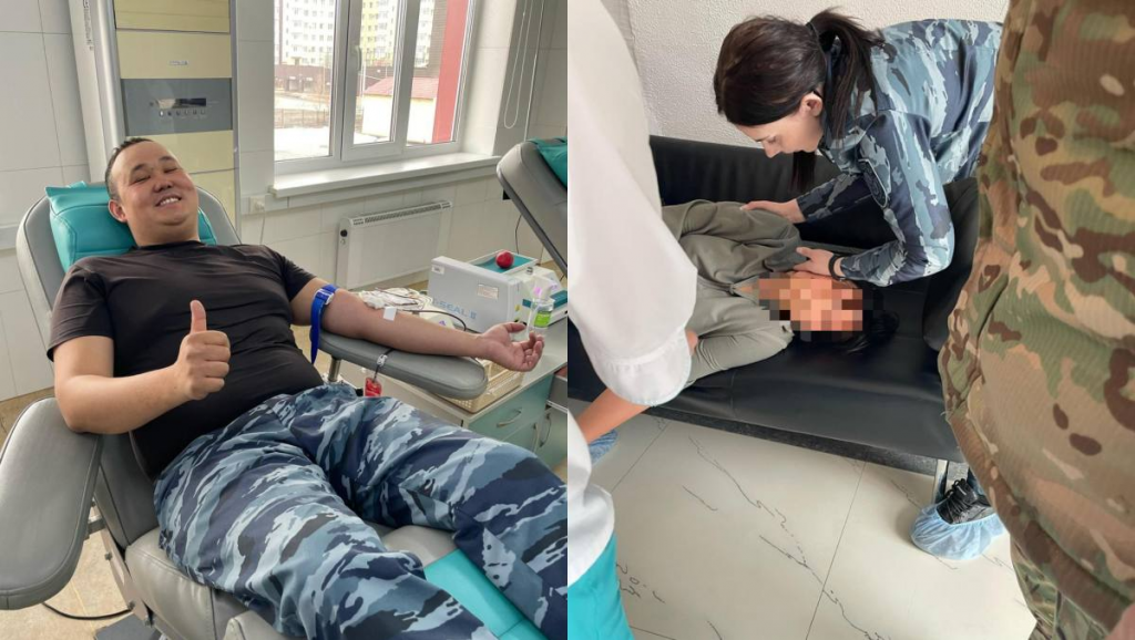 День здоровья: 10 начальников отрядов приняли участие в акции по сдаче донорской крови