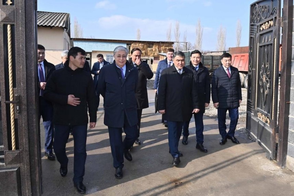 Зернодробильный аппарат подарил Президент сельскому жителю в Жамбылской области