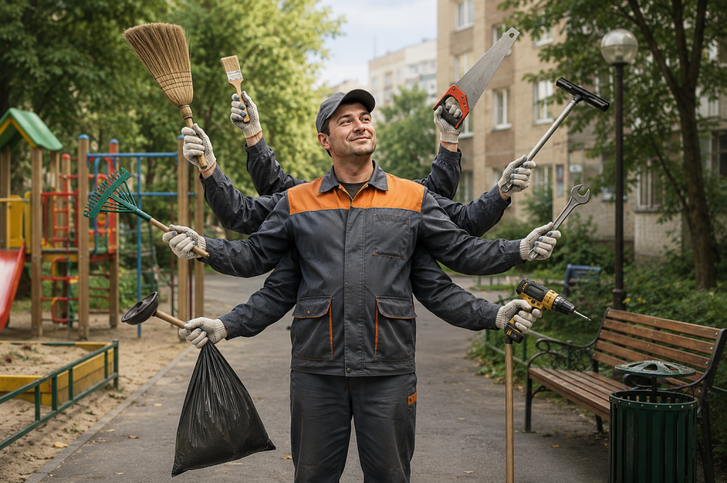 В Караганде появились «многопрофильные дворники»