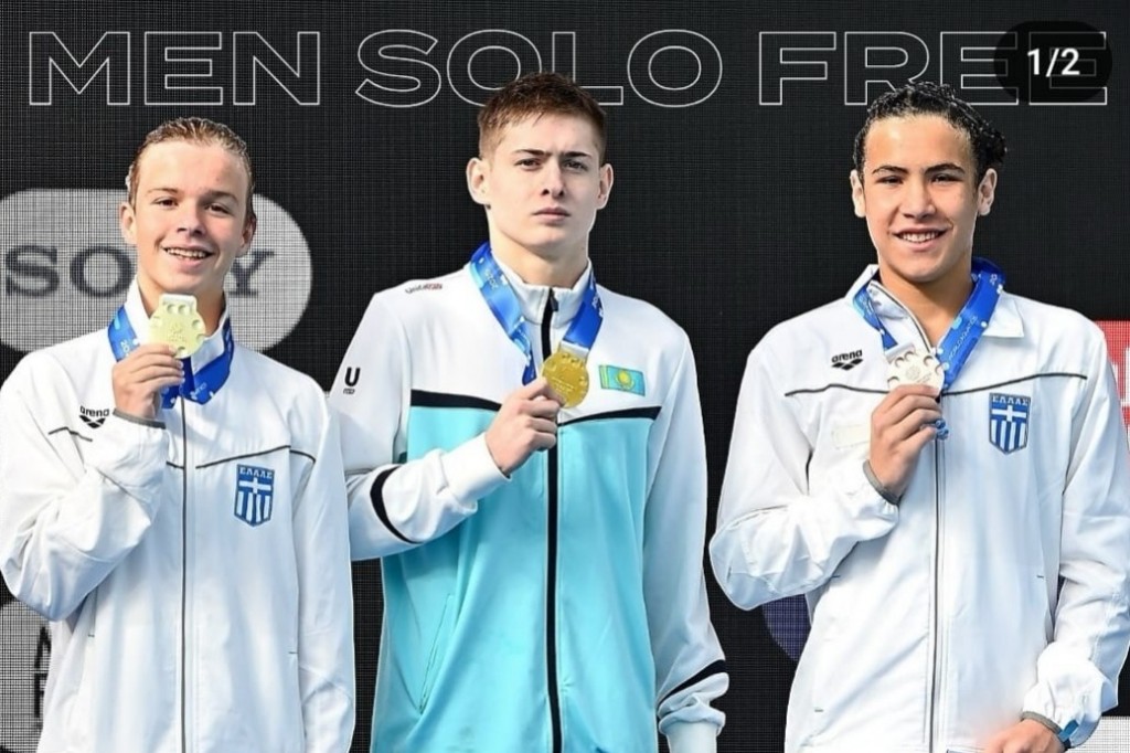 Золото этапа Кубка мира взял синхронист из Темиртау