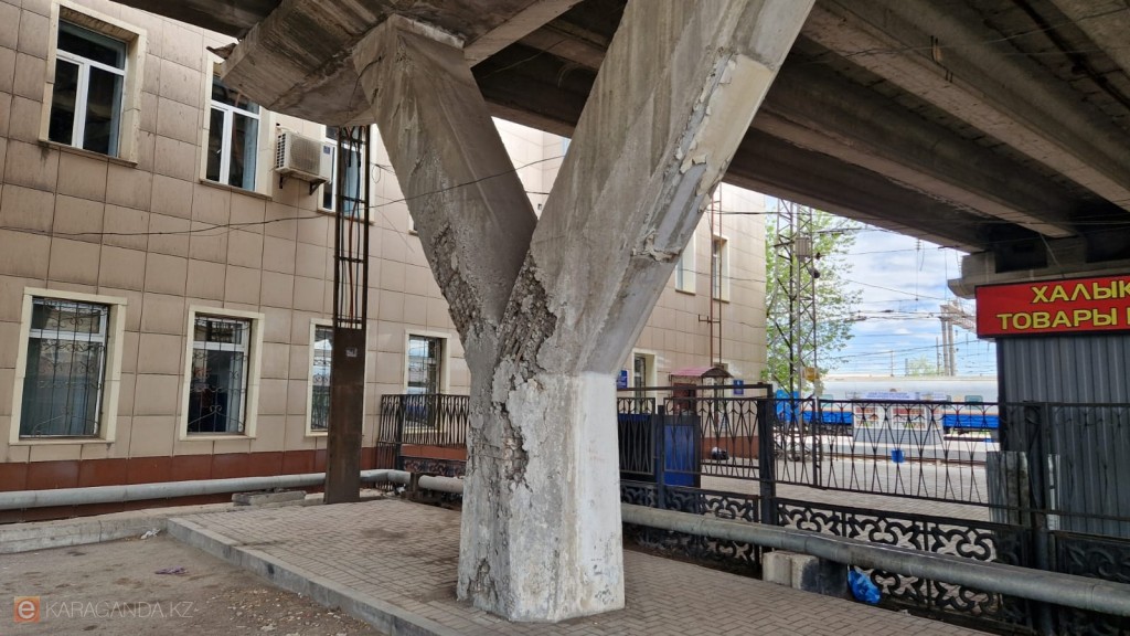 В Караганде опоры путепровода по проспекту Бухар жырау планируют отремонтировать