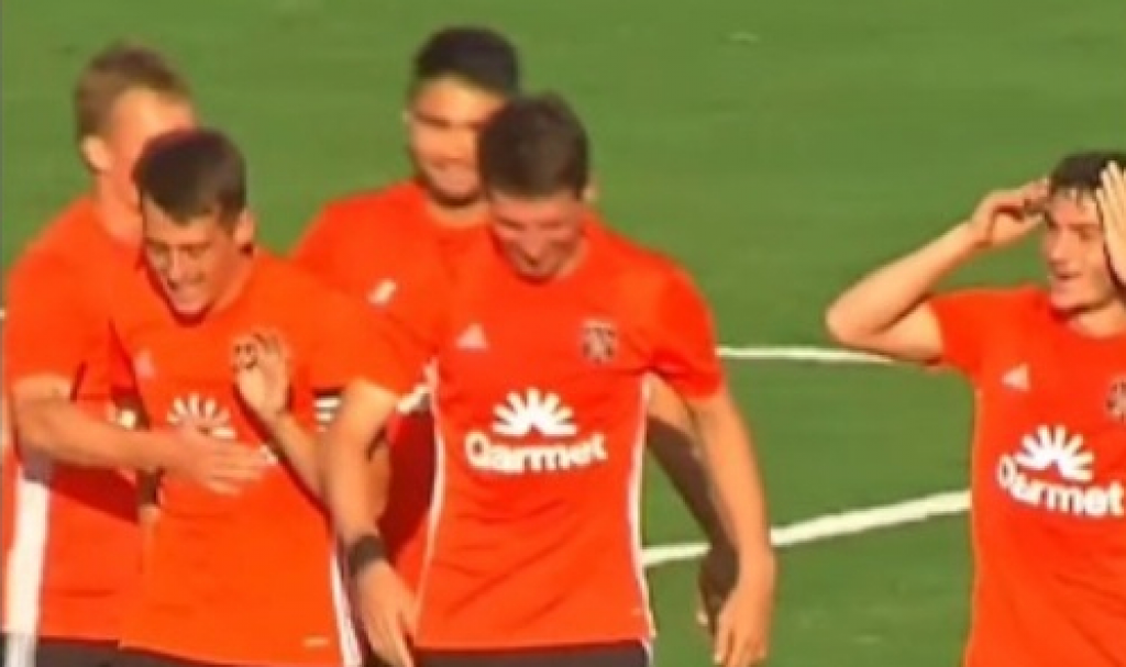 «Шахтер» разнес «Академию Оңтүстік» в матче Первой лиги