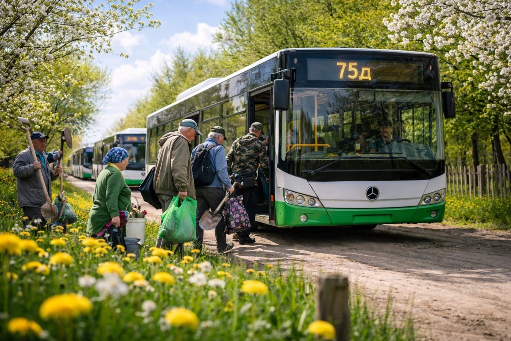 В Караганде с 11 апреля возобновляется движение дачных автобусов