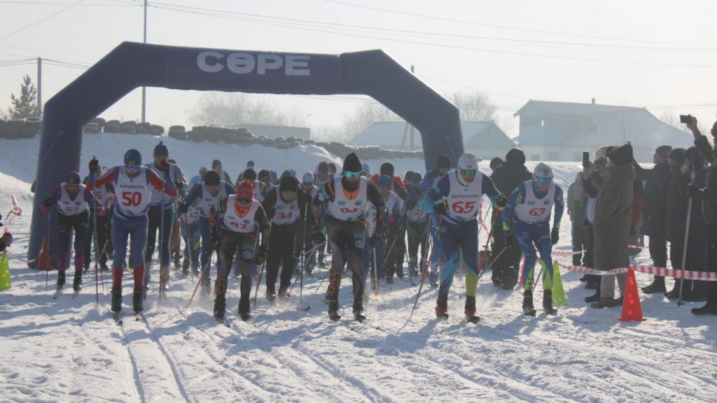 Лучших лыжников-марафонцев определили в Каркаралинске