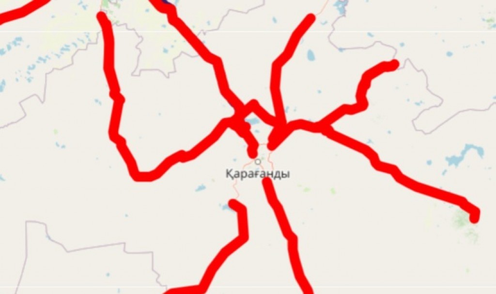 В Карагандинской области из-за гололеда закрыты 11 участков дорог
