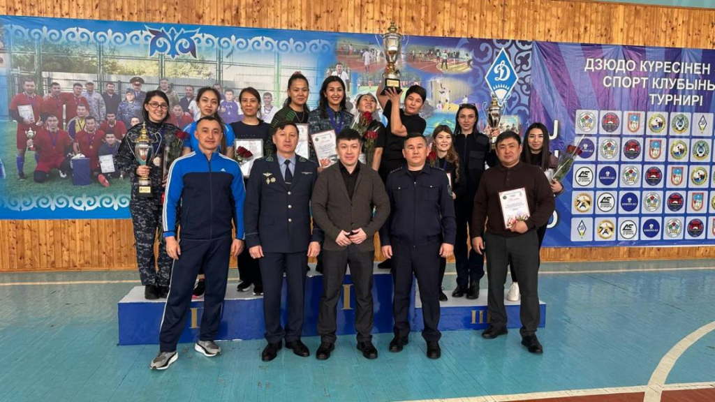 Турнир по многоборью среди женщин-полицейских прошел в Караганде