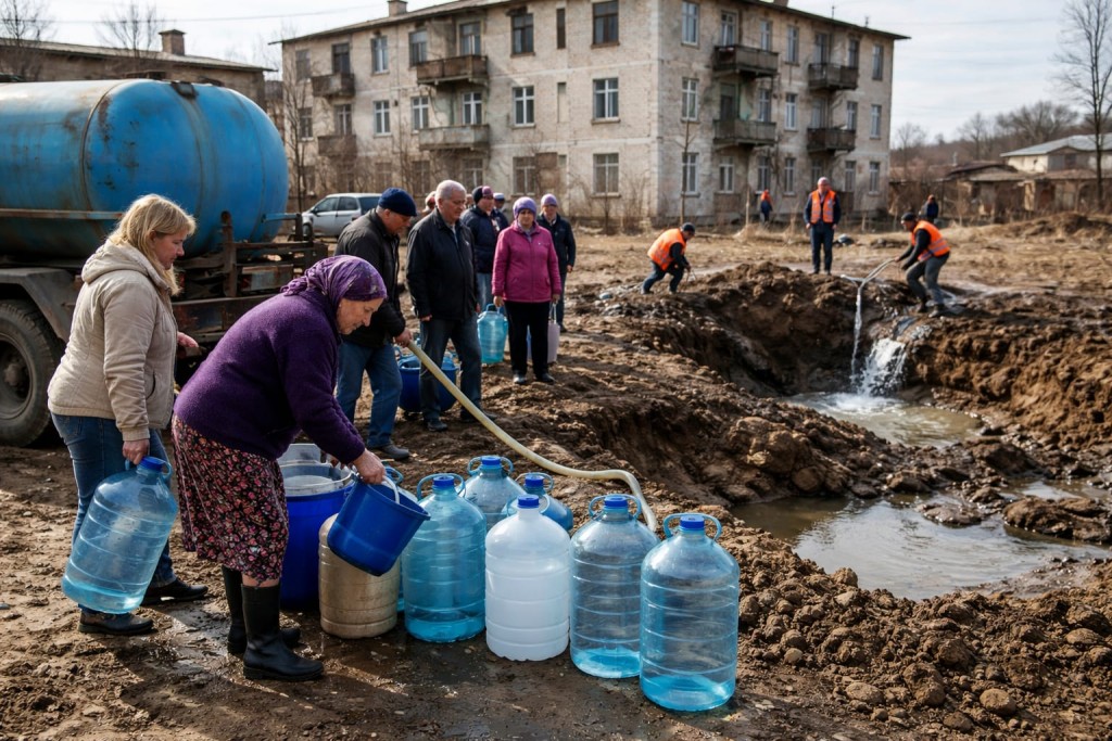 Сусыз екі апта: Ақтас кентінің тұрғындары коммуналдық апатқа және қызметтердің әрекетсіздігіне шағымданады