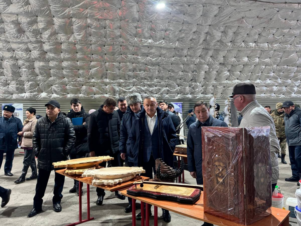 В учреждении УИС по Карагандинской области открыли новую площадку по производству СИП-панелей