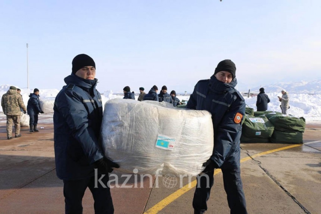Казахстан отправил гуманитарную помощь в Сирию