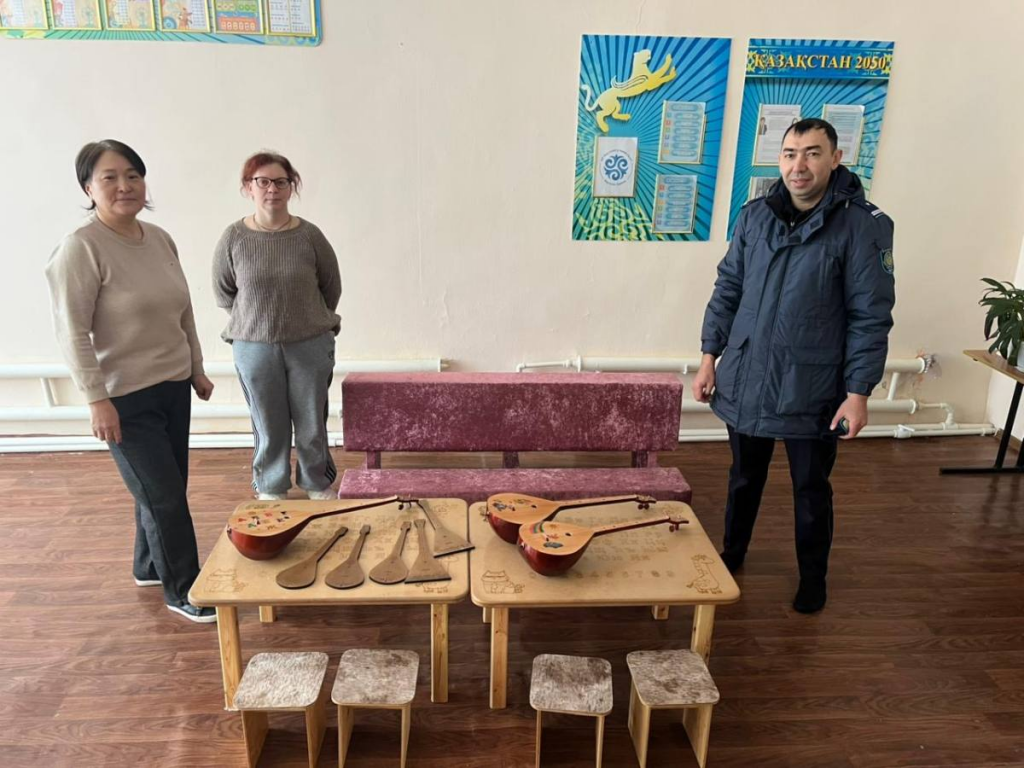 Осужденные в ДУИС по Карагандинской области и области Улытау оказали помощь ясли-саду