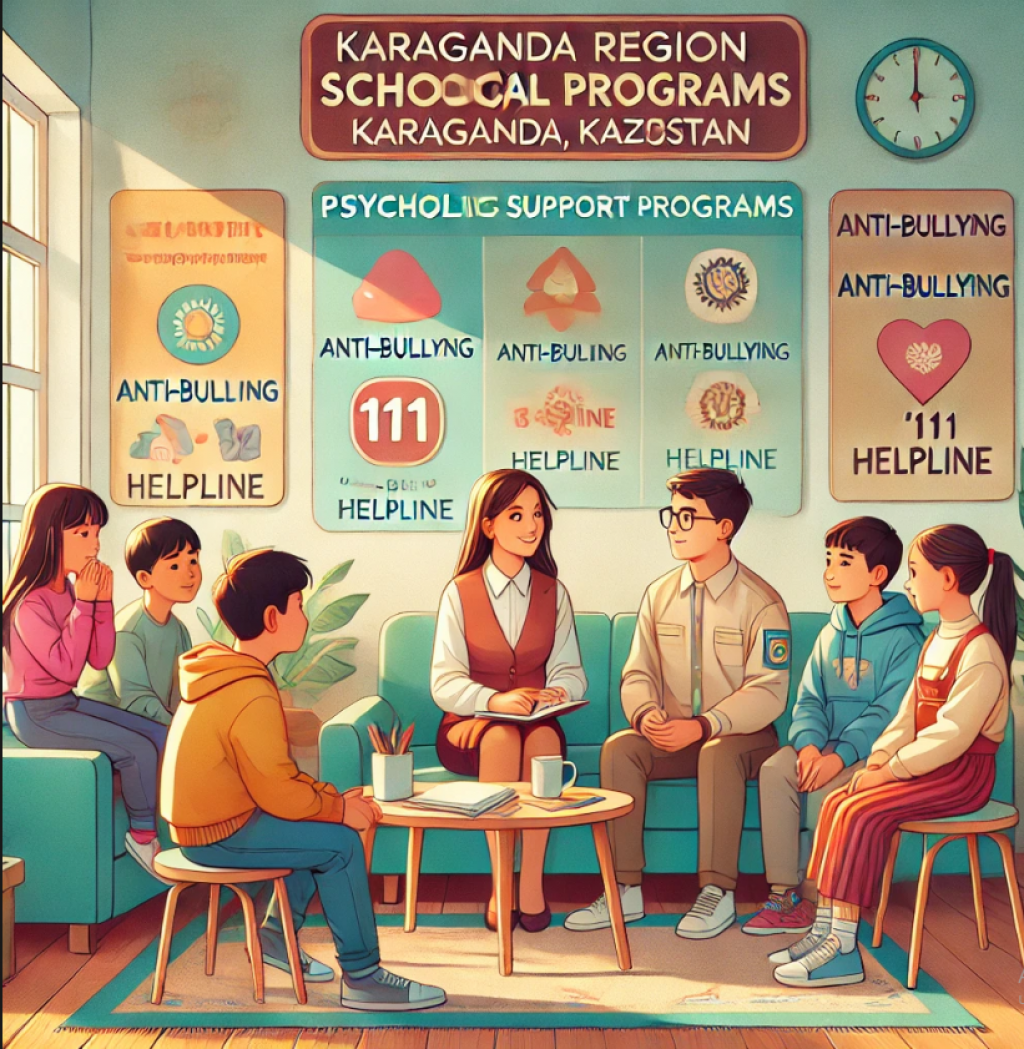 Психологическая поддержка школьников: какие проекты действуют в Карагандинской области