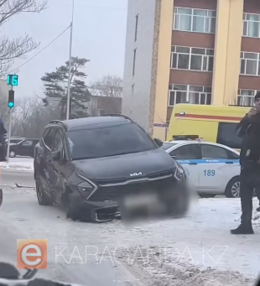 Два человека пострадали в ДТП в центре Караганды